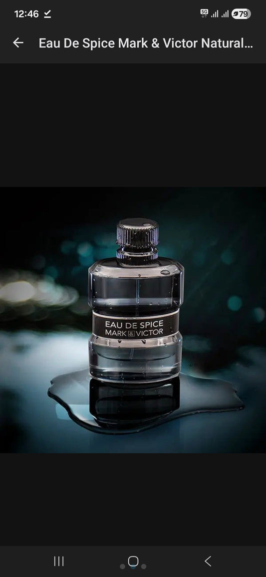 Eau De Spice Mark & Victor for men, an Eau De Parfum - 100ml - Fragrance World.