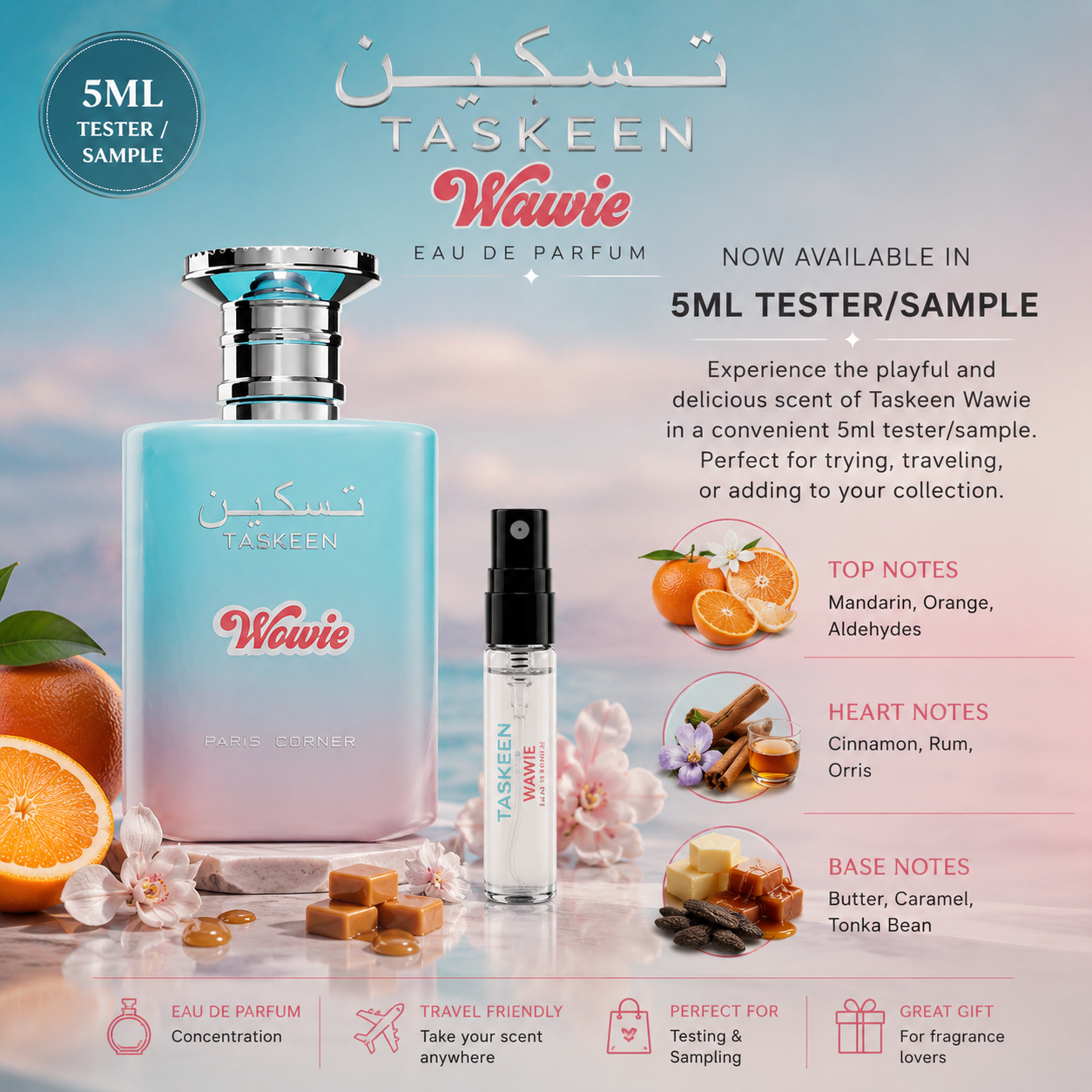 Taskeen Wowie Sample/Tester - Paris Corner - 5ml