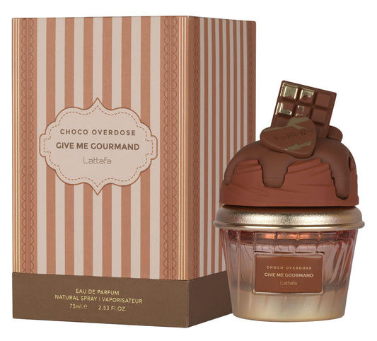 Give Me Gourmand Choco Overdose 75 ml Eau De Parfum - Lattafa