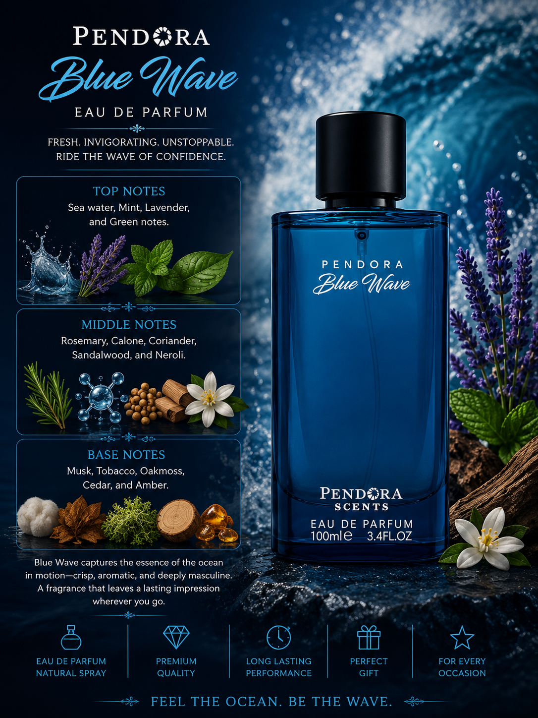 Blue Wave - Pendora Scents - 100ml