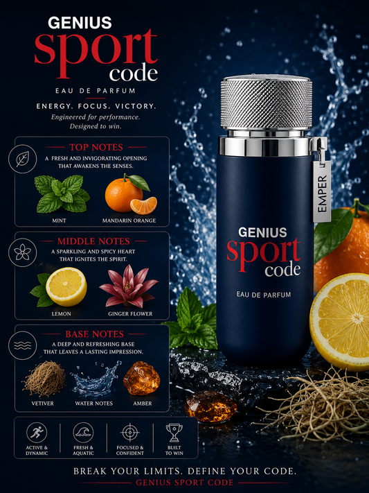 Genius Sport Code EDP - Emper - 100ml