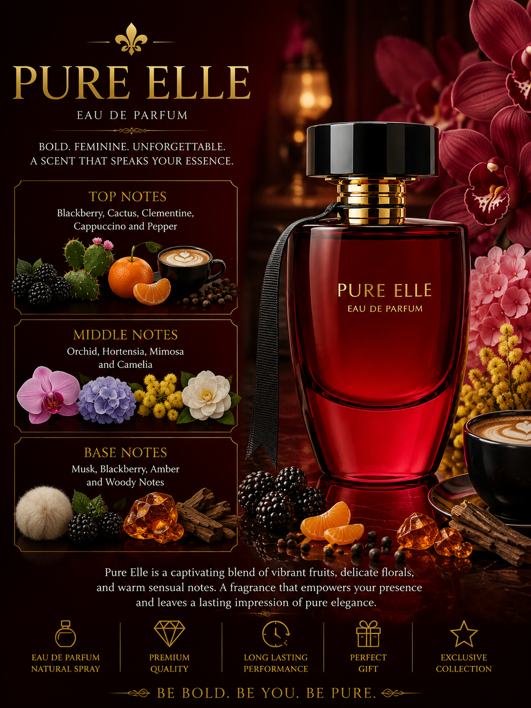 Pure Elle - Fragrance World - 100ml