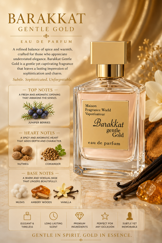 Barakkat Gentle Gold - Fragrance World - 100ml