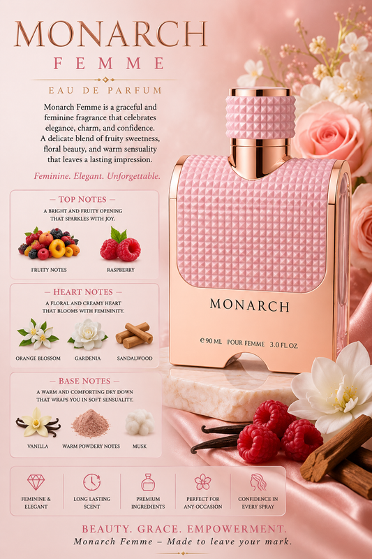 Monarch Pour Femme EDP - Camara Parfumes - 90ml