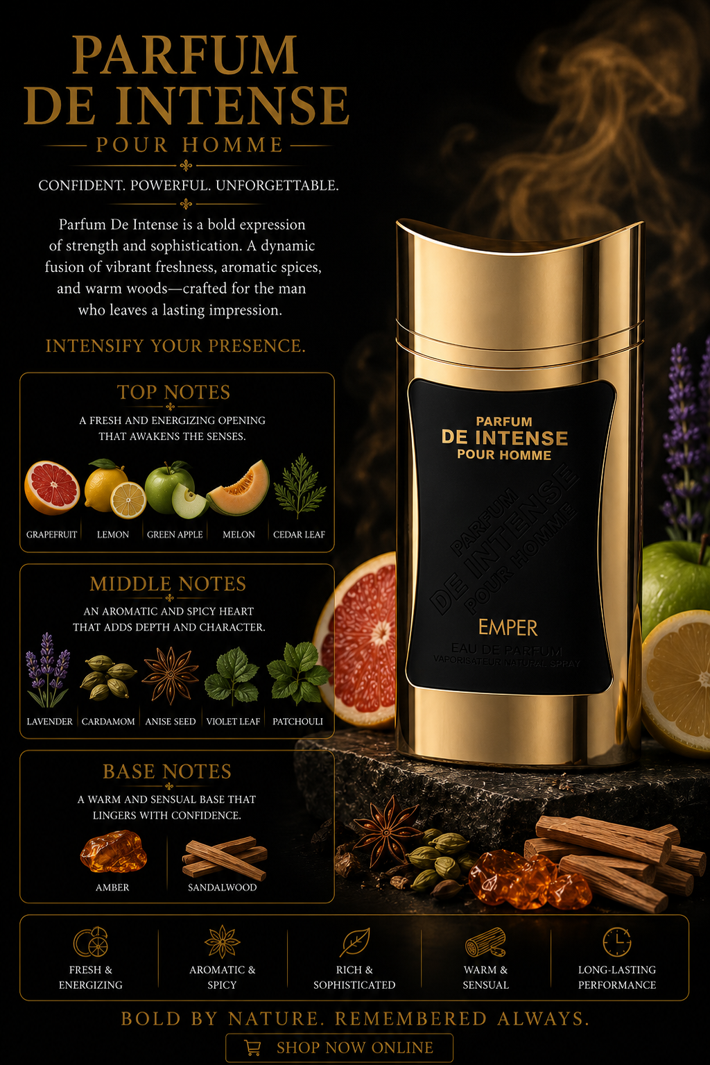 Parfum De Intense - Emper - 85ml