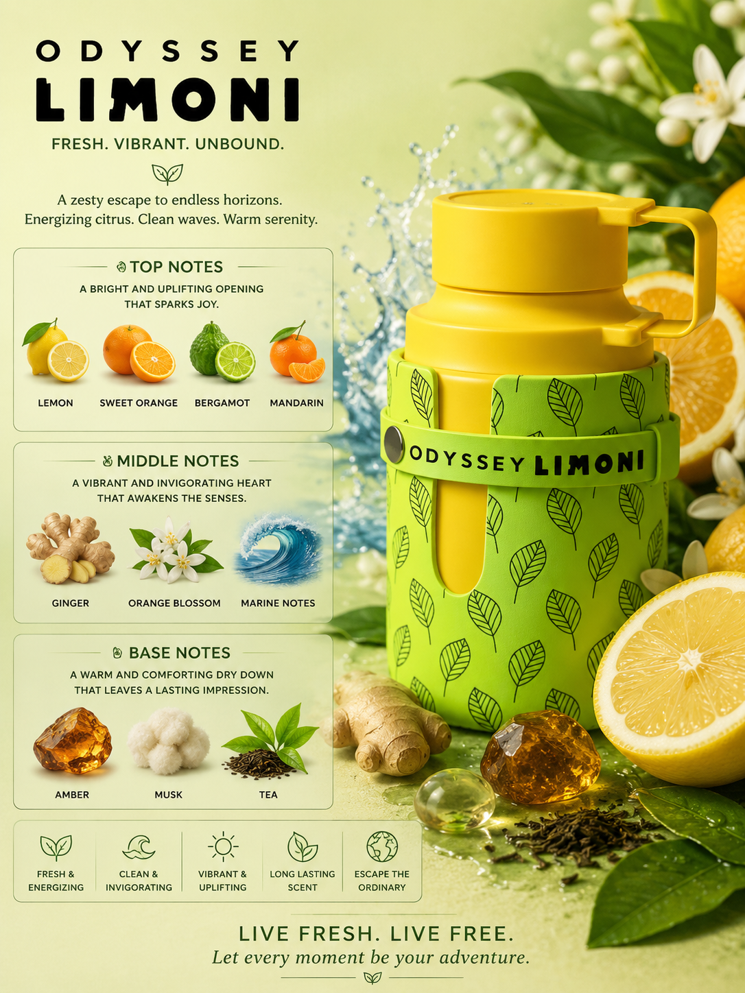 Odyssey Limoni EDP - Armaf - 100ml