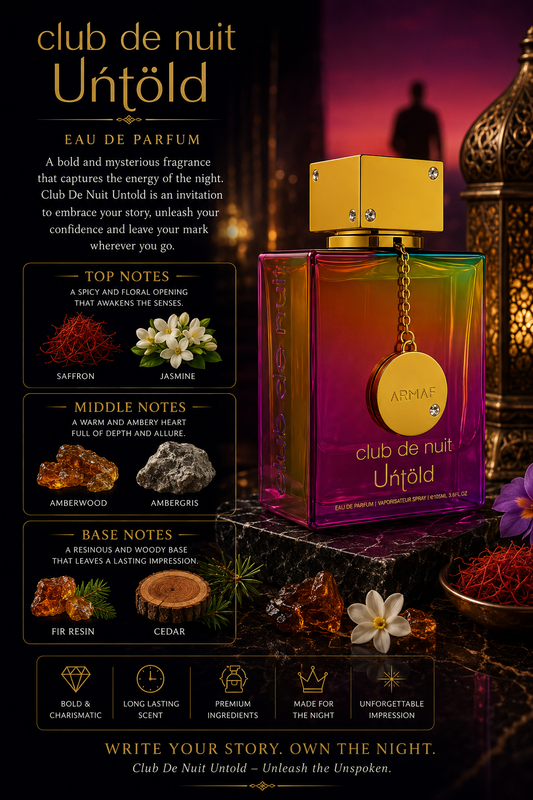 Club de Nuit Untold EDP - Armaf - 105ml