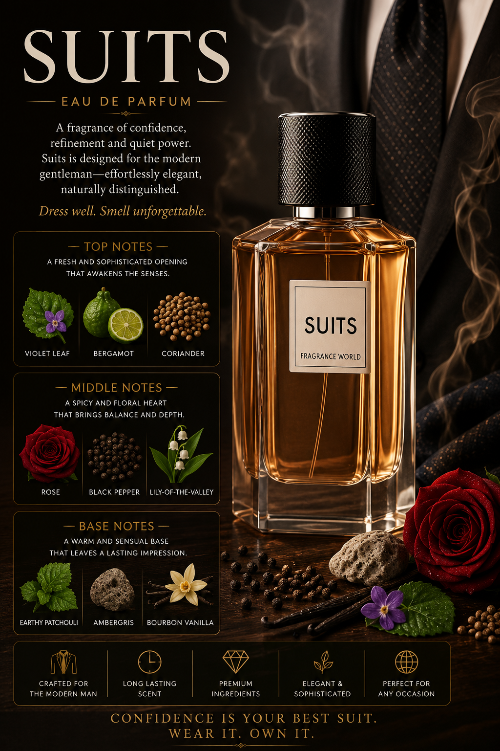 Suits - Fragrance World - 100ml