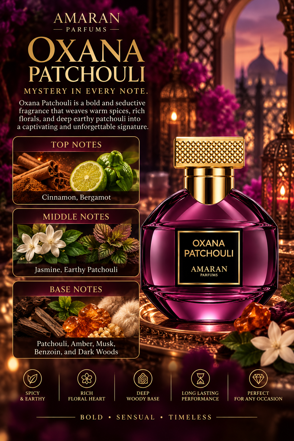 Oxana Patchouli - Amaran - 100ml