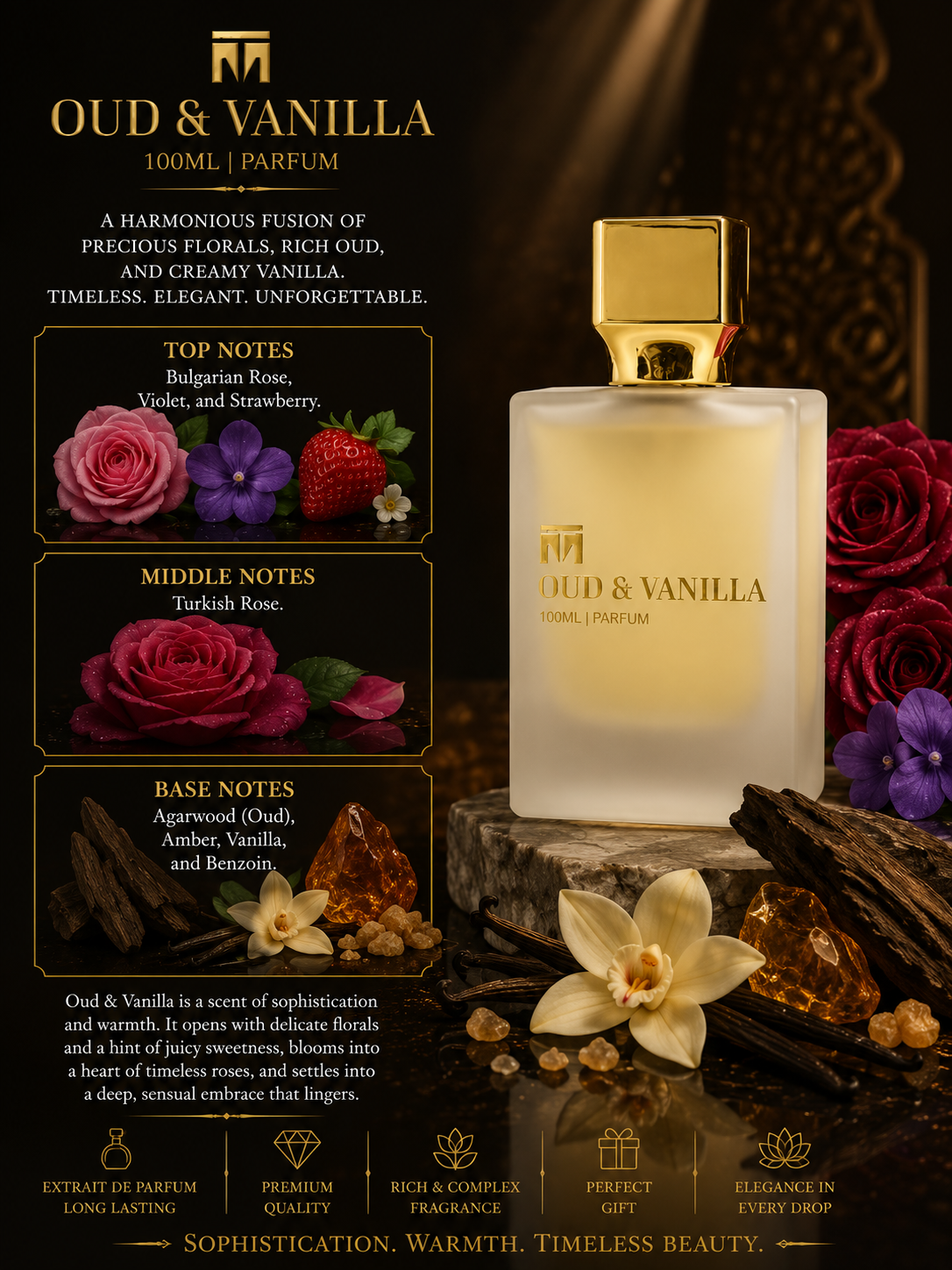 Oud & Vanilla - Motala Perfumes - 100ml