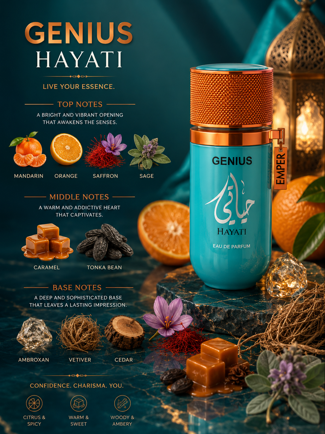Genius Hayati EDP - Emper - 100ml