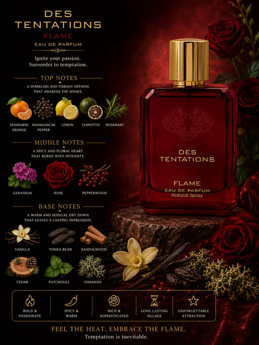 Des Tentations Flame EDP - Fragrance World - 100ml