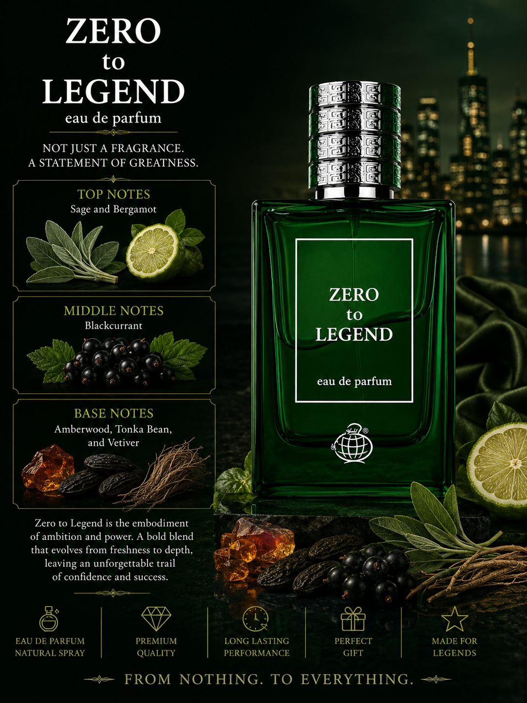 Zero to Legend - Fragrance World - 100ml