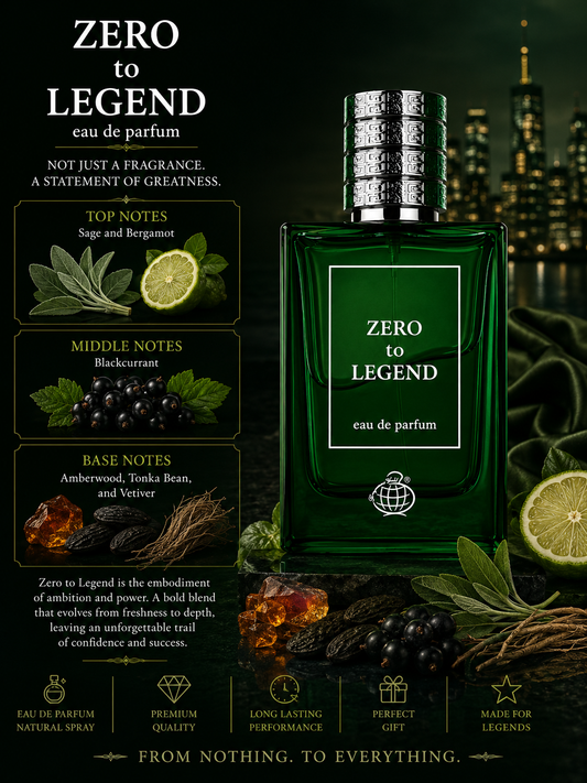 Zero to Legend - Fragrance World - 100ml
