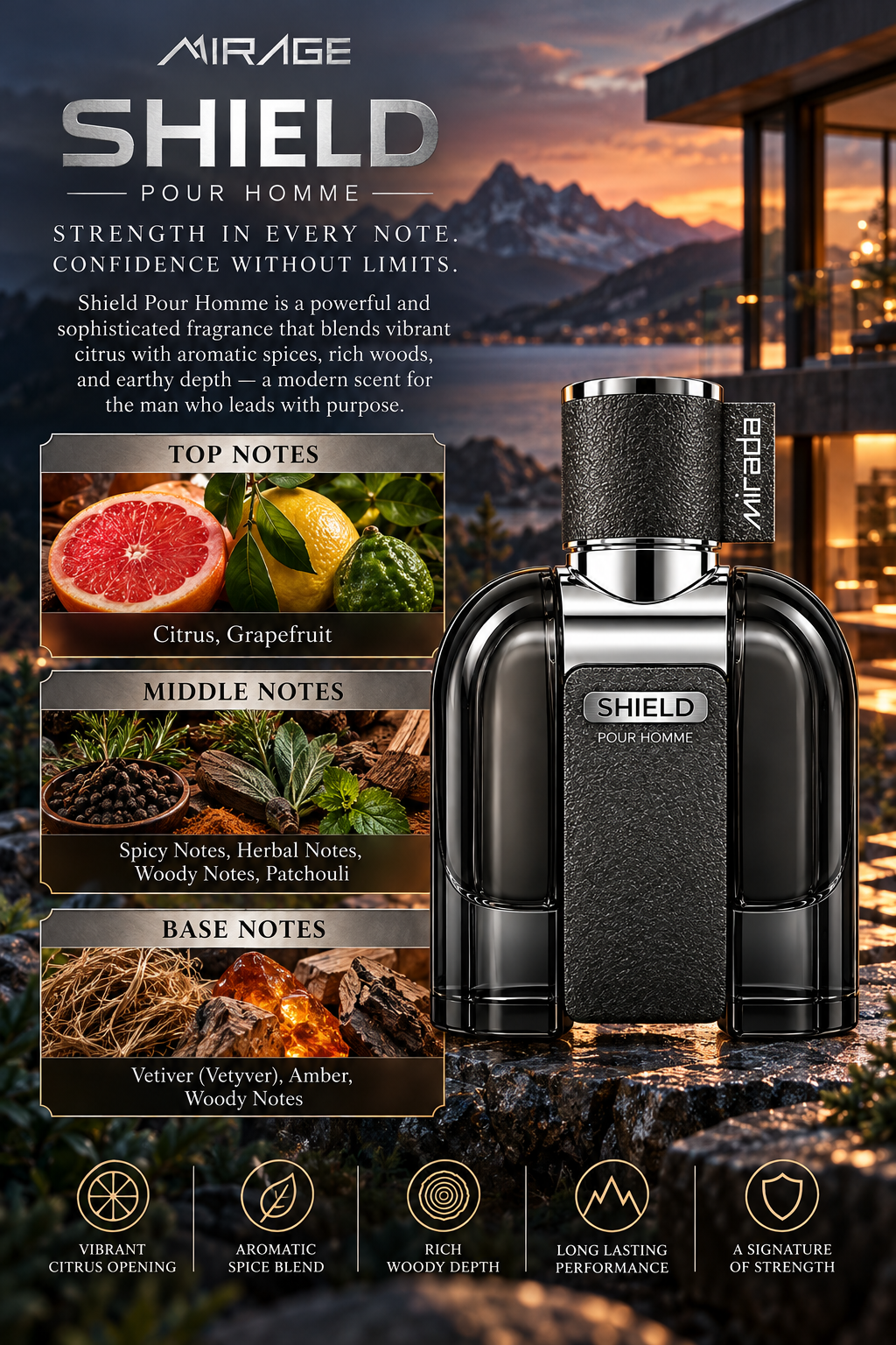 Shield Pour Homme - Mirada - 100ml