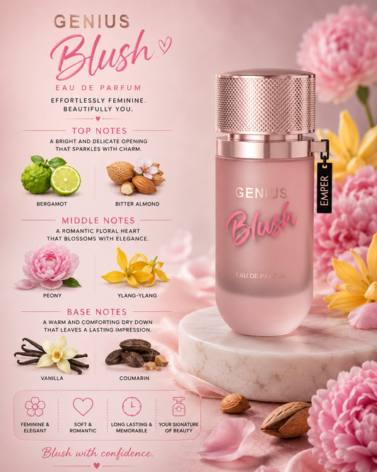 Genius Blush EDP - Emper - 100ml
