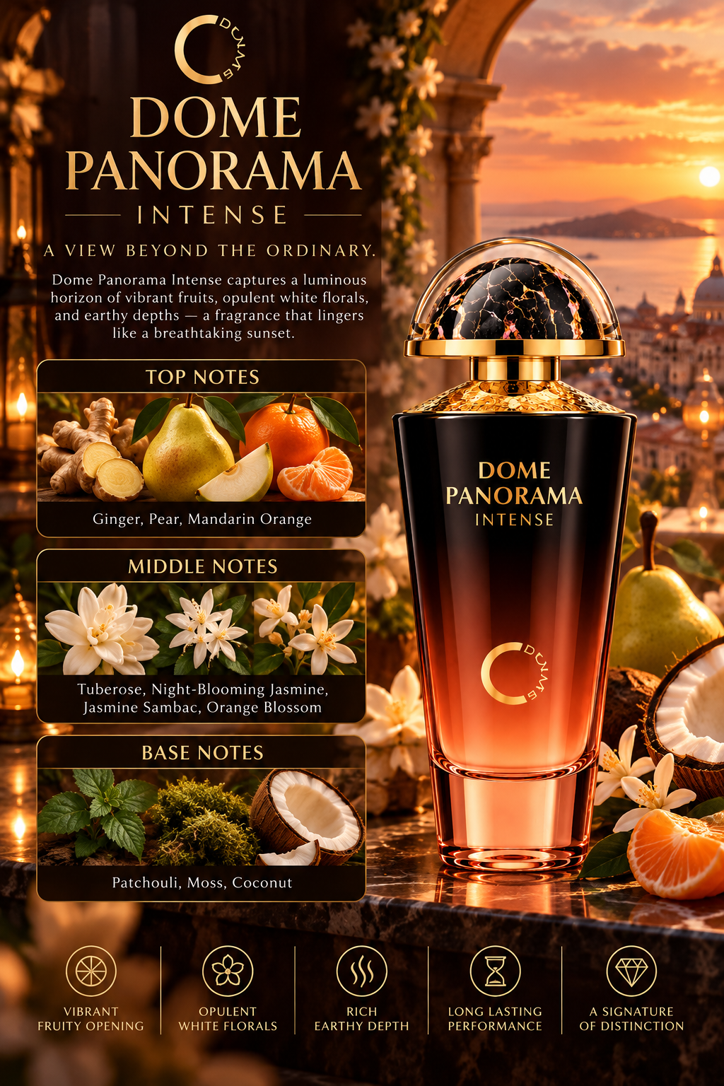 Dome Panorama Intense - Camara Perfumes - 100ml