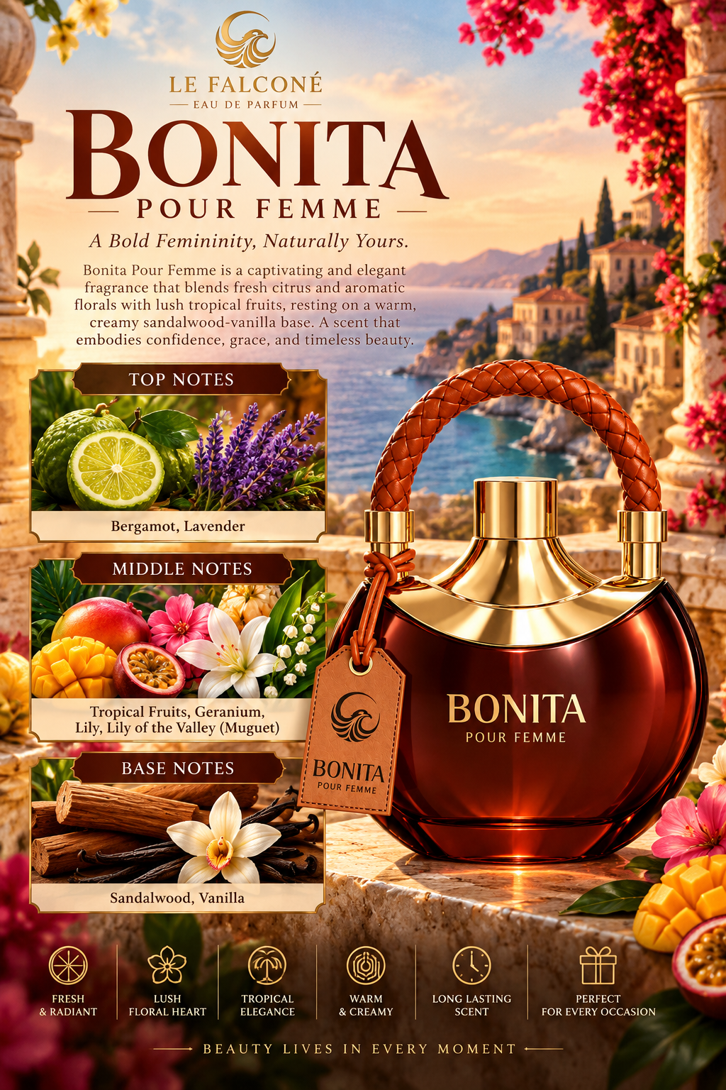 Bonita Pour Femme - Le Falconé Perfumes - 100ml