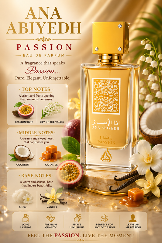 Ana Abiyedh Passion - Lataffa - 100ml