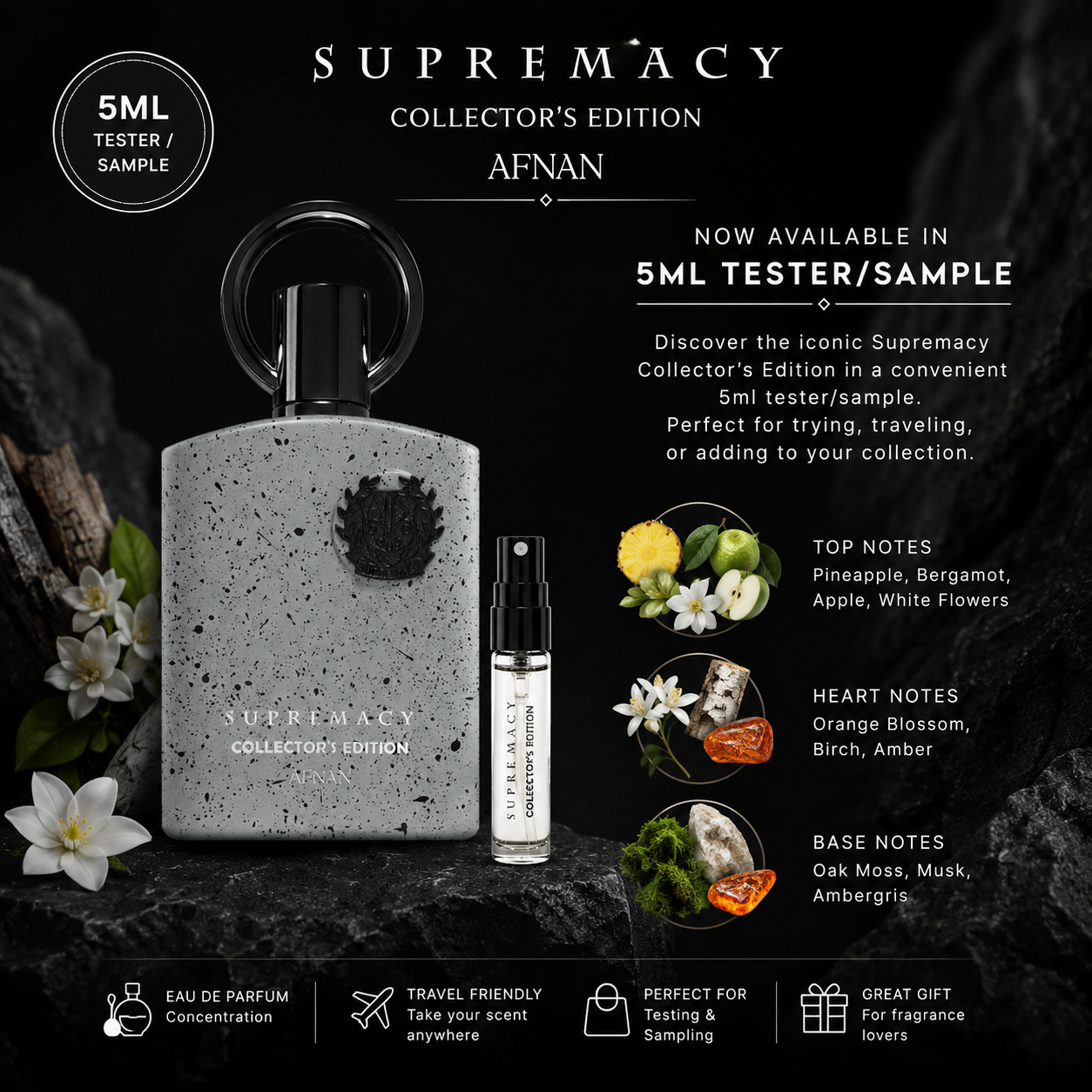 Supremacy Collector's Edition Sample/Tester - Afnan - 5ml
