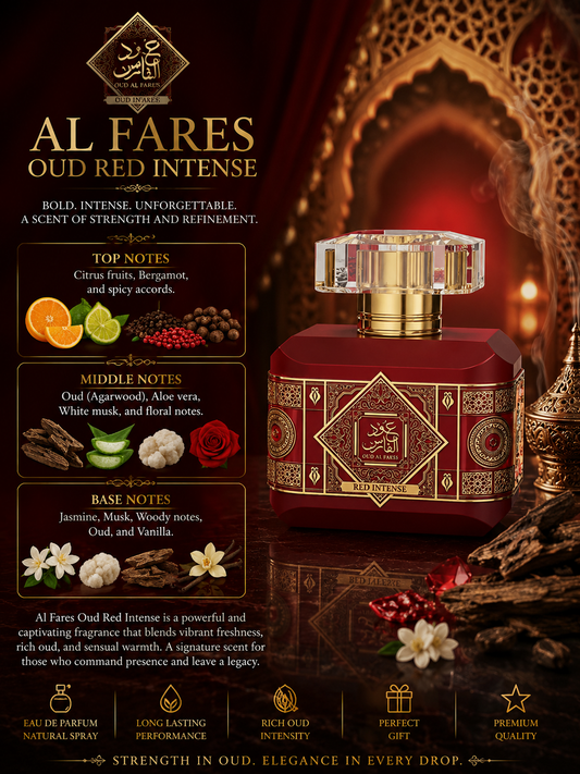 Al Fares Oud Red Intense Limited Edition - Emper - 100ml