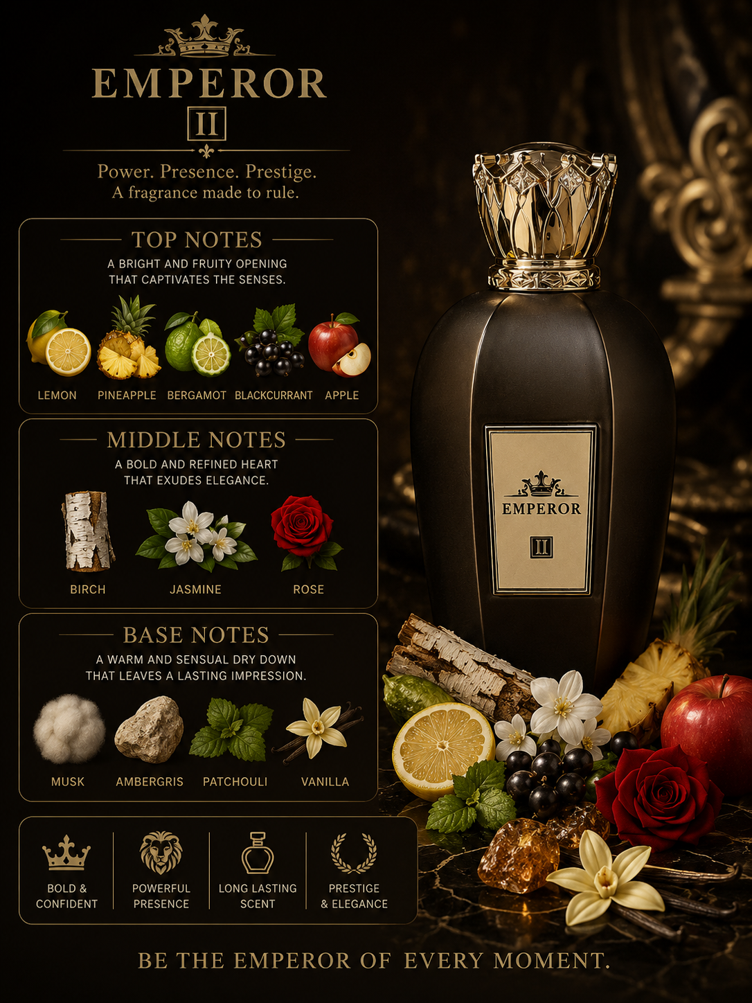 Emperor II 100ml Eau de Parfum - Fragrance World