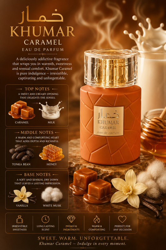 Khumar Caramel 100ml Eau de Parfum - Wadi Al Khaleej