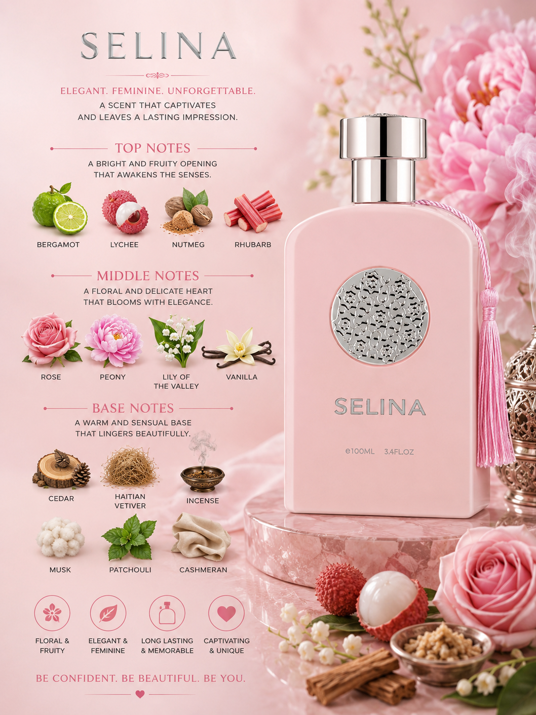 Selina Eau de Parfum EDP - Emper - 100ml