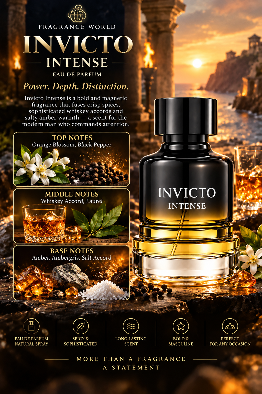 Invicto Intense - Fragrance World - 100ml