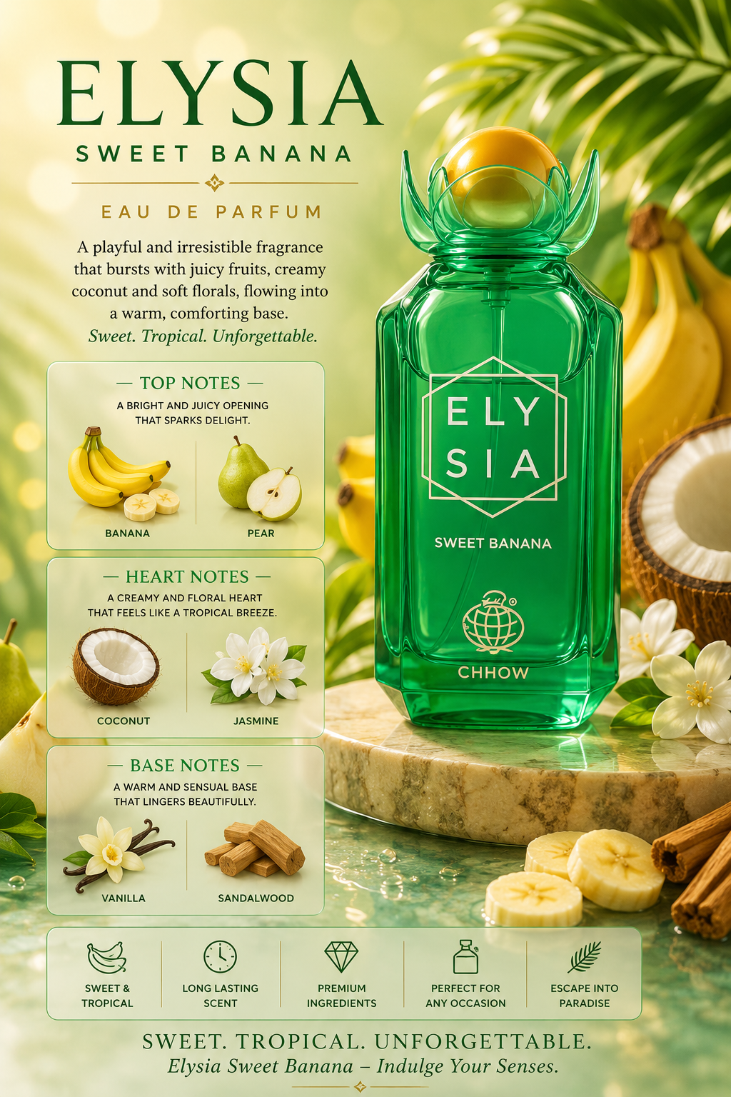 Elysia Sweet Banana - Fragrance World - 100ml