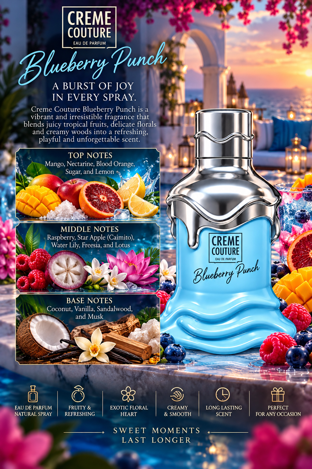 Creme Couture Blueberry Punch - Le Chameau - 100ml