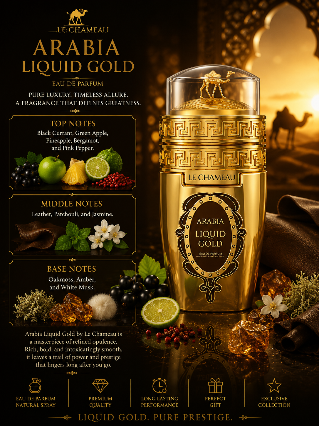Arabia Liquid Gold - Le Chameau - 100ml