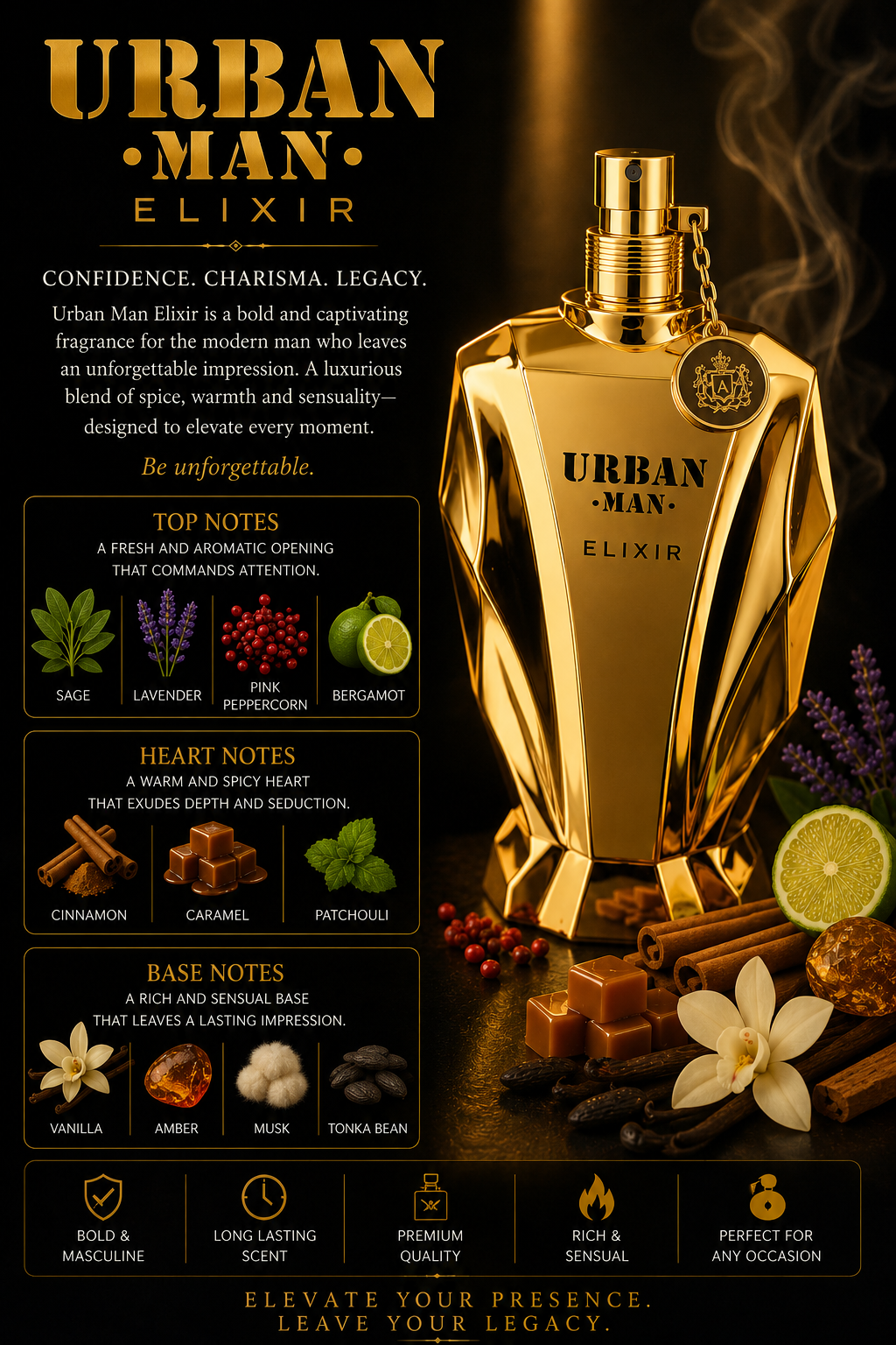 Urban Man Elixer - Fragrance World - 90ml