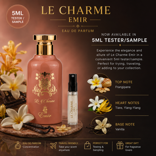 Le Charm EDP Sample/Tester - Emir - 5ml