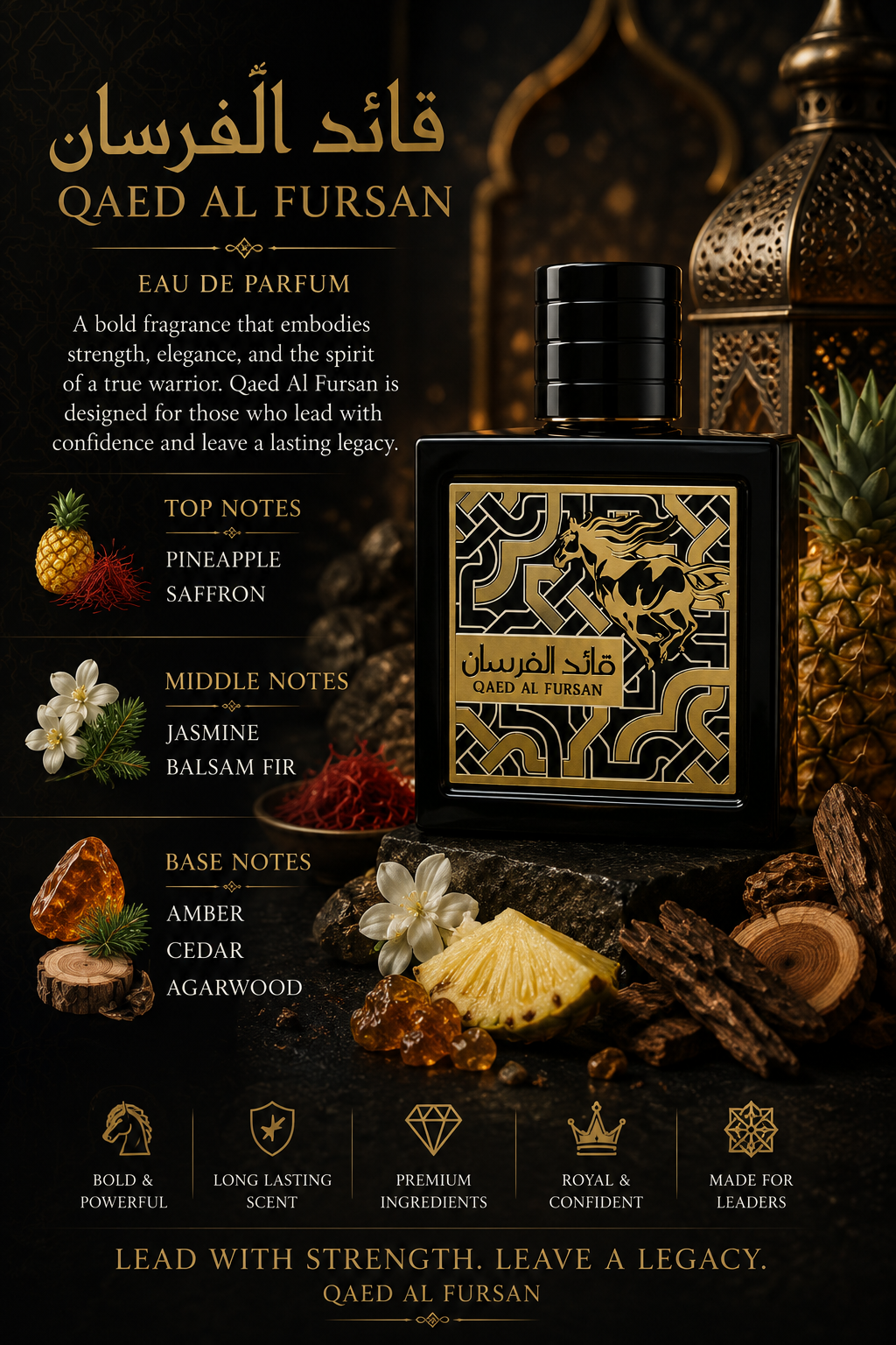 Qaed Al Fursan EDP - Lataffa - 90ml